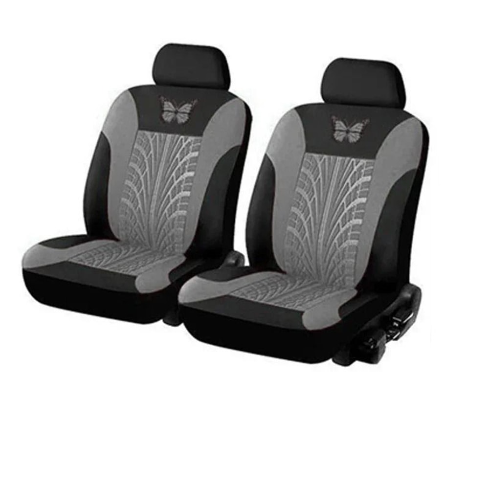 Butterfly Embroidery Car Seat Cover Set Universal Fit Front Or Full Set 24