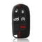 Silicone Car Key Cover Case For Dodge Ram Charger Journey 2