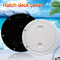 ABS Round Deck Hatch Cover Non Slip Screw Out Inspection Plate For Marine And RV 1