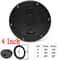 ABS Round Deck Hatch Cover Non Slip Screw Out Inspection Plate For Marine And RV 7