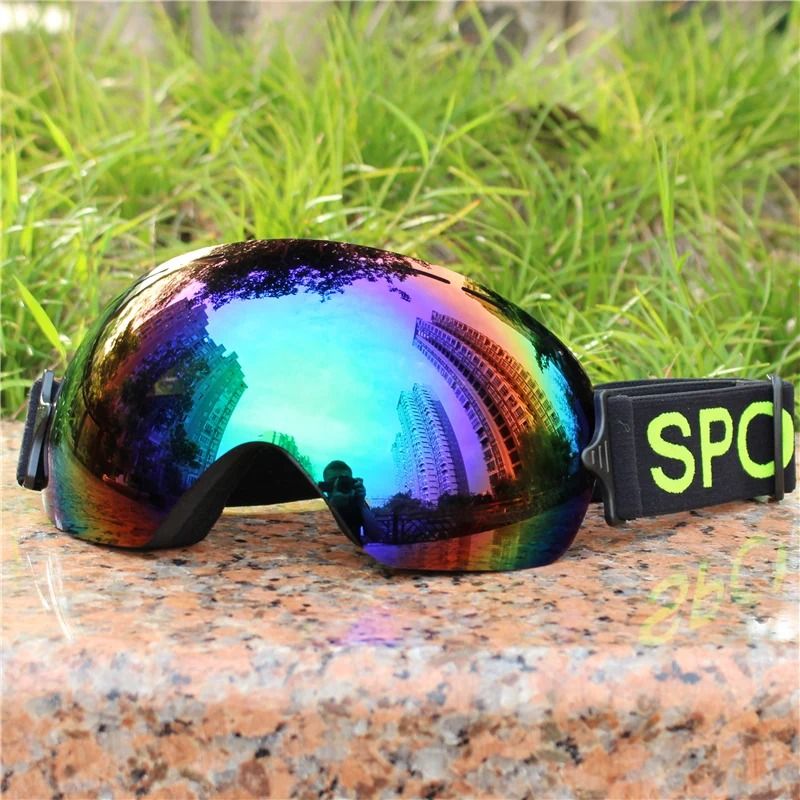 Lightweight UV400 Ski Goggles Anti Fog Snowboarding Eyewear For Winter Sports 10