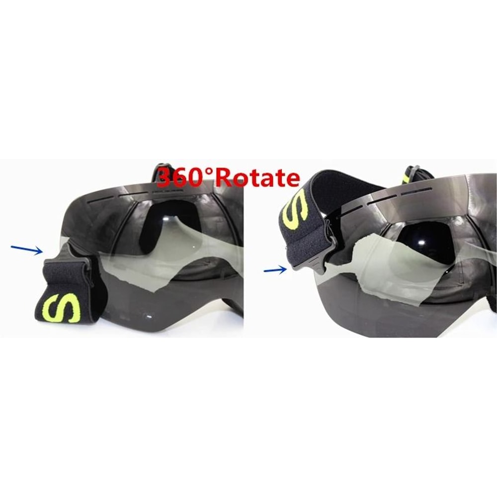 Lightweight UV400 Ski Goggles Anti Fog Snowboarding Eyewear For Winter Sports 4