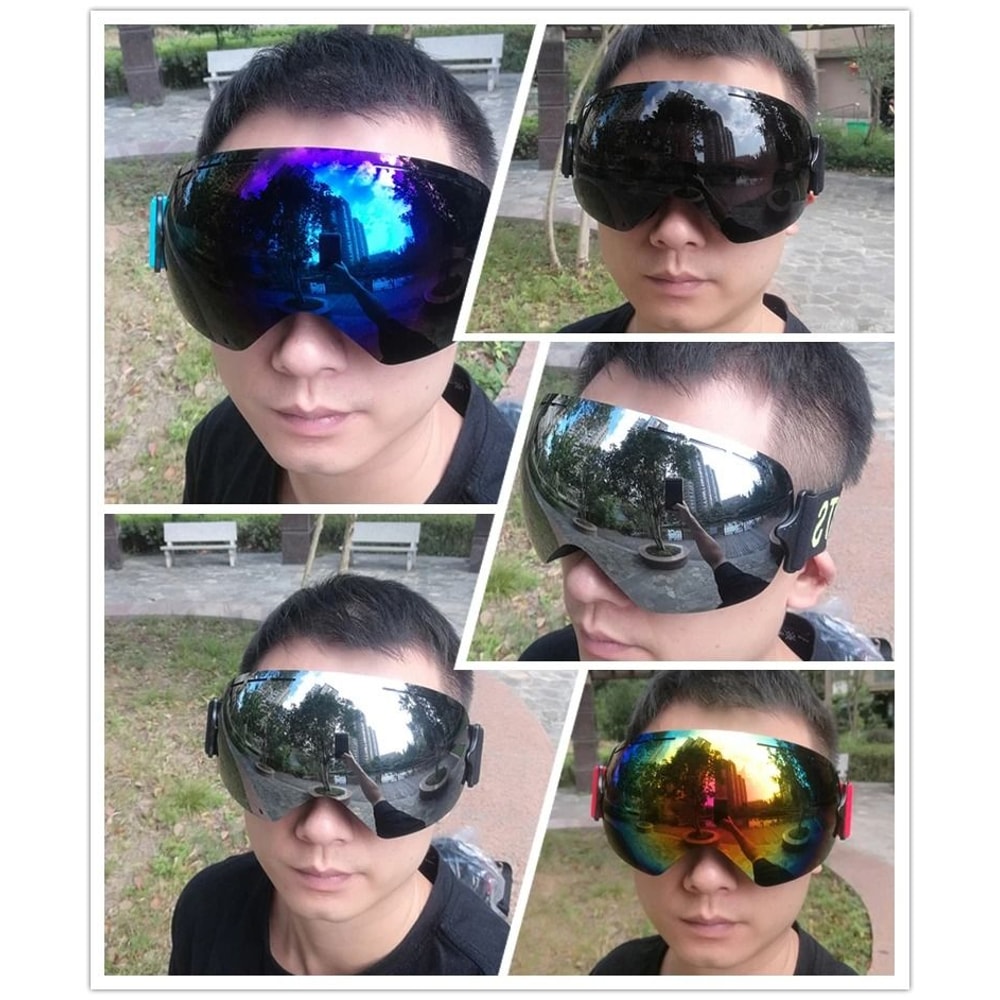 Lightweight UV400 Ski Goggles Anti Fog Snowboarding Eyewear For Winter Sports 5