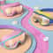 Kids Swimming Goggles Anti Fog UV Protection Wide View Waterproof Pool Glasses 5