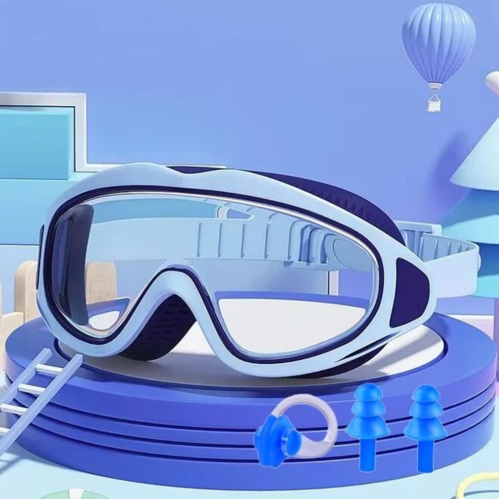 Kids Swimming Goggles Anti Fog UV Protection Wide View Waterproof Pool Glasses 13