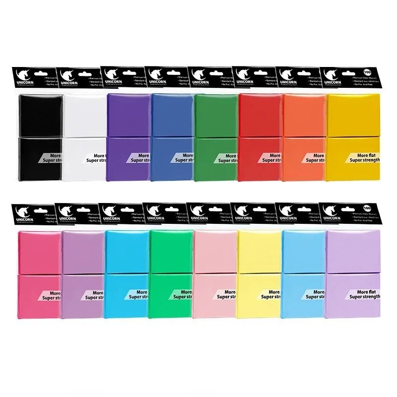 Matte Standard Card Sleeves 100 Pack Trading Card Protectors For TCG And Board Games 0