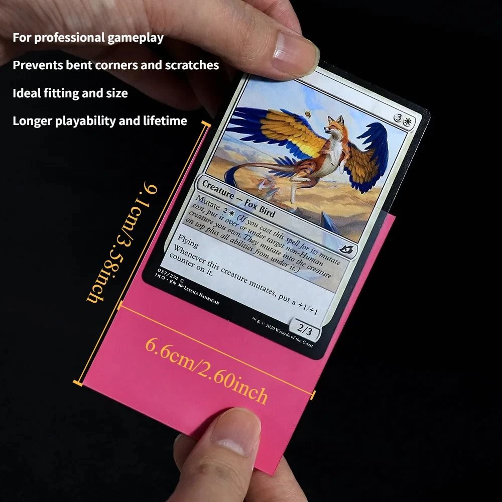Matte Standard Card Sleeves 100 Pack Trading Card Protectors For TCG And Board Games 2