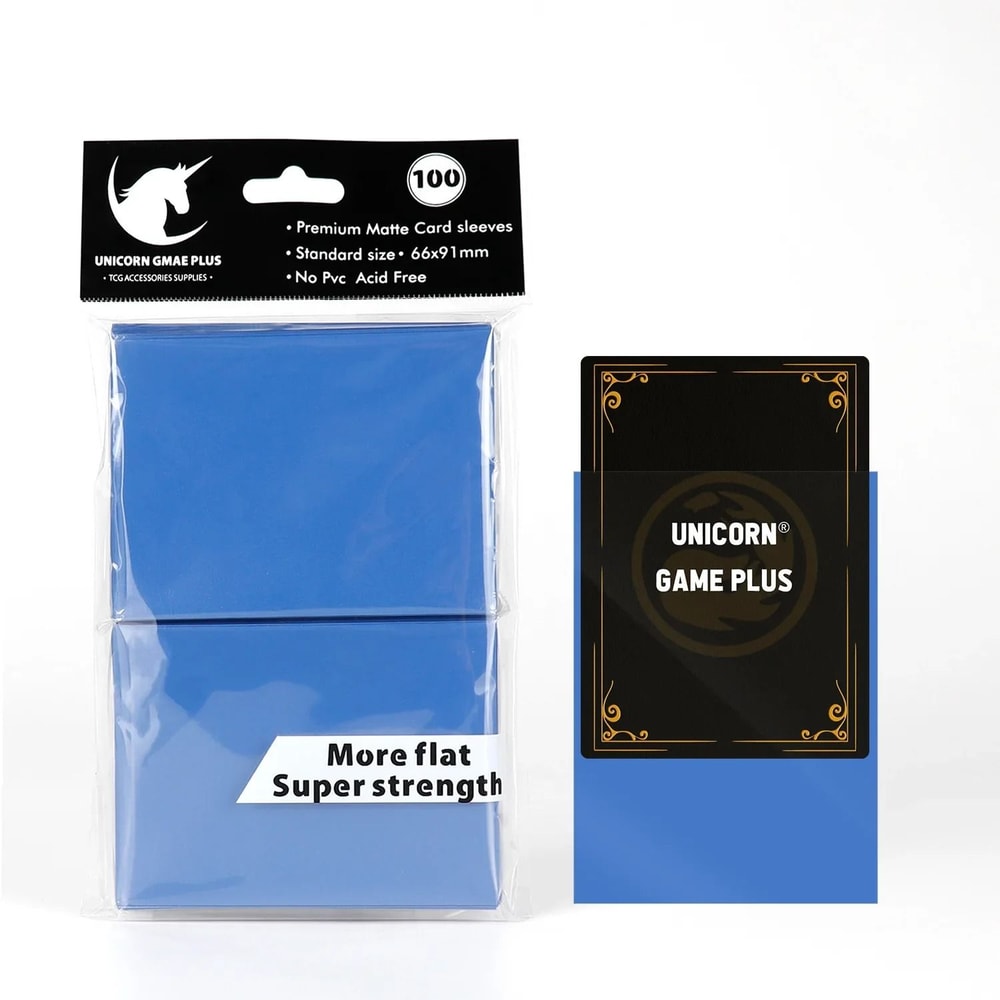 Matte Standard Card Sleeves 100 Pack Trading Card Protectors For TCG And Board Games 10