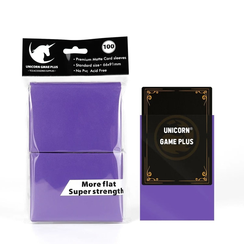 Matte Standard Card Sleeves 100 Pack Trading Card Protectors For TCG And Board Games 13