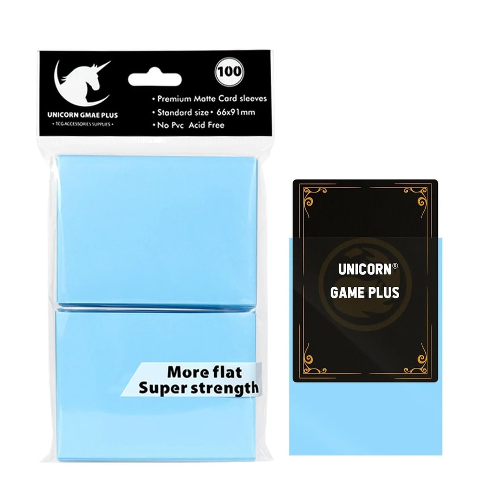 Matte Standard Card Sleeves 100 Pack Trading Card Protectors For TCG And Board Games 17