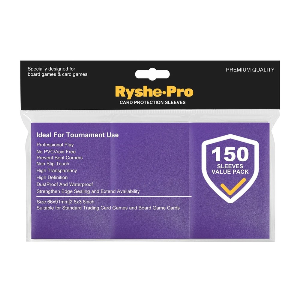 Matte Standard Card Sleeves 100 Pack Trading Card Protectors For TCG And Board Games 24