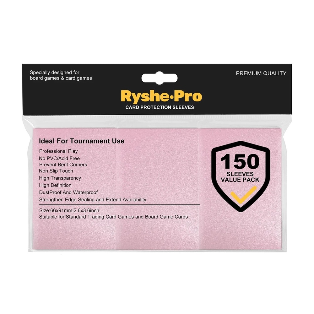 Matte Standard Card Sleeves 100 Pack Trading Card Protectors For TCG And Board Games 25