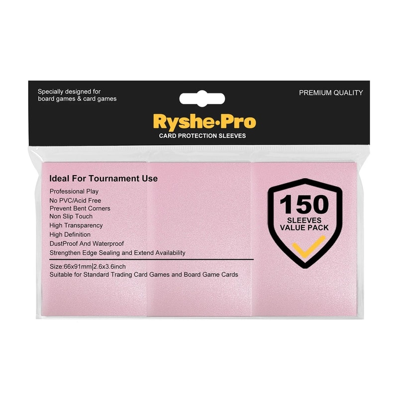 Matte Standard Card Sleeves 100 Pack Trading Card Protectors For TCG And Board Games 25