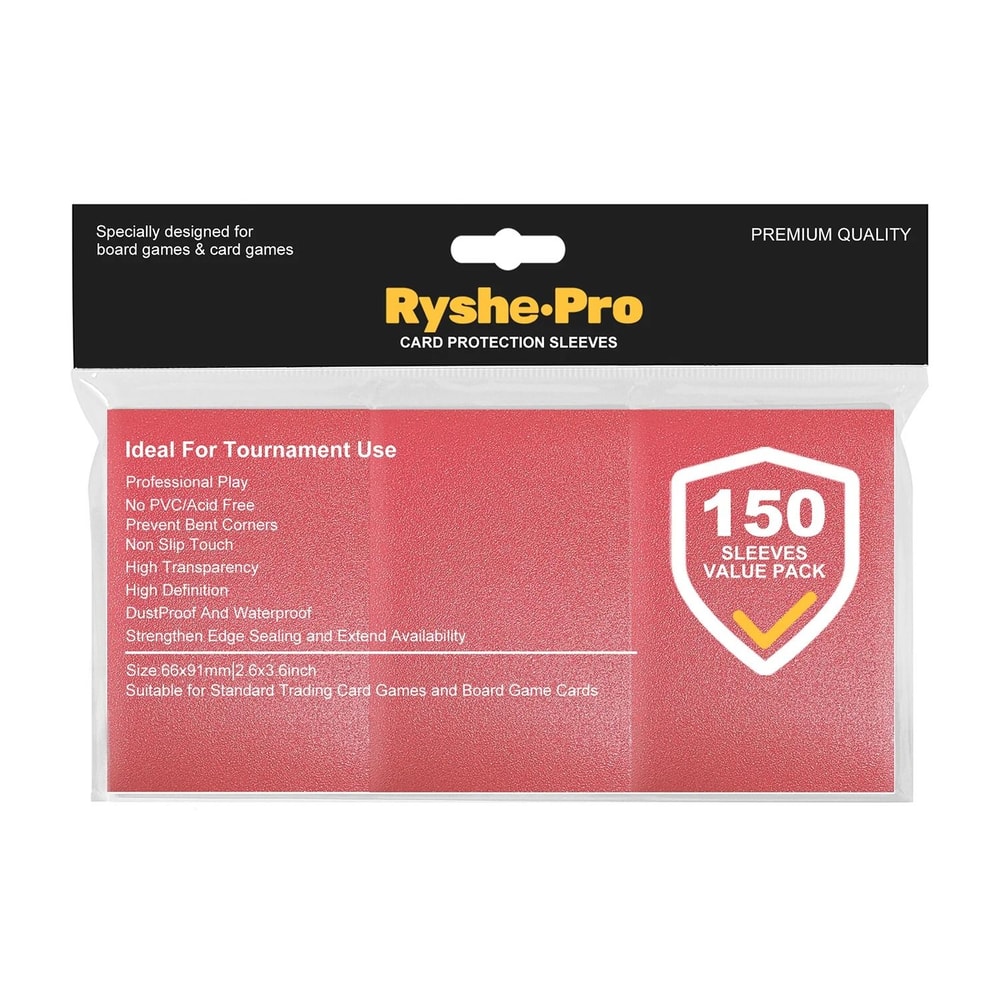 Matte Standard Card Sleeves 100 Pack Trading Card Protectors For TCG And Board Games 26