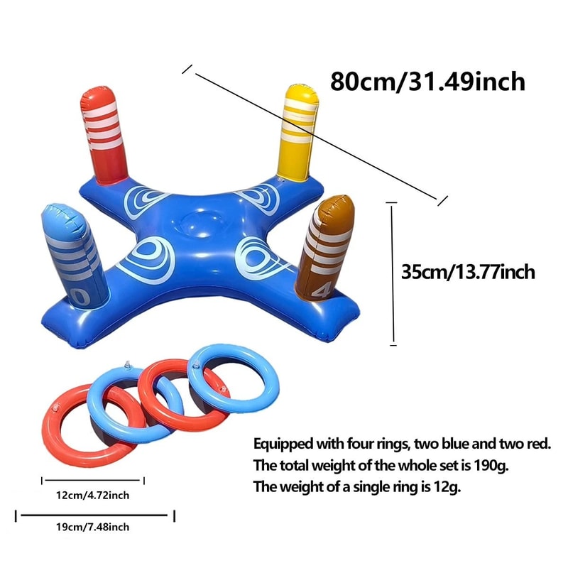 Inflatable Water Basketball Hoop Floating Pool Game For Kids And Adults 6