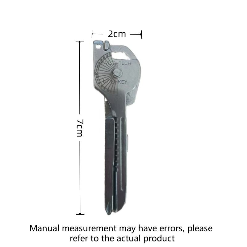 8in1 MultiTool Keychain Compact Survival Utility Tool For Camping And Everyday Use 5