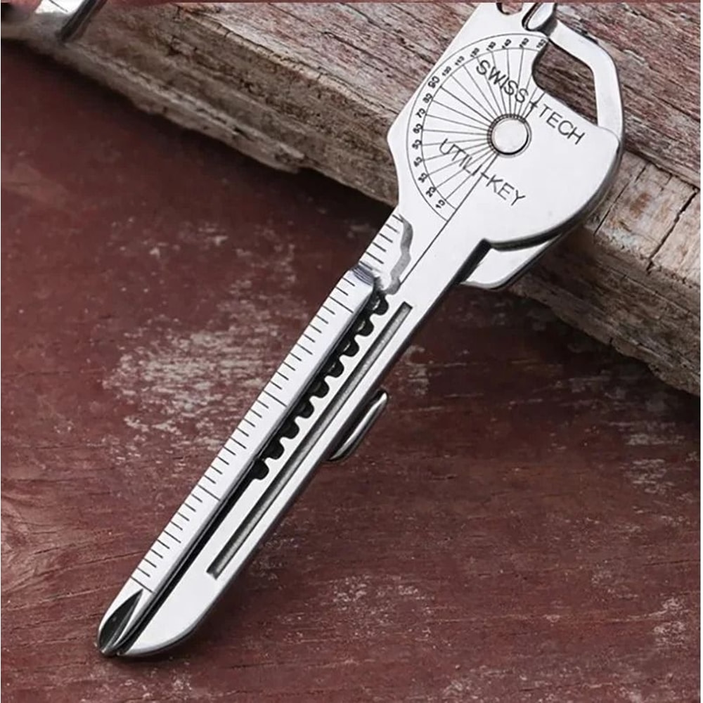 8in1 MultiTool Keychain Compact Survival Utility Tool For Camping And Everyday Use 6