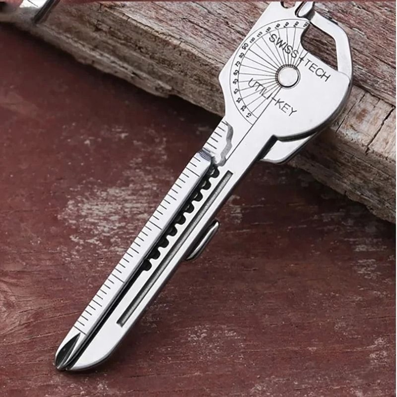 8in1 MultiTool Keychain Compact Survival Utility Tool For Camping And Everyday Use 6