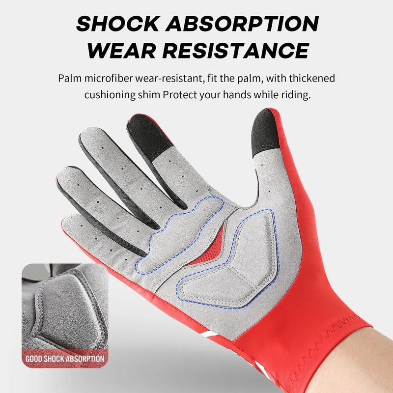 Professional Cycling Gloves With Touch Screen And Shock Absorption 2