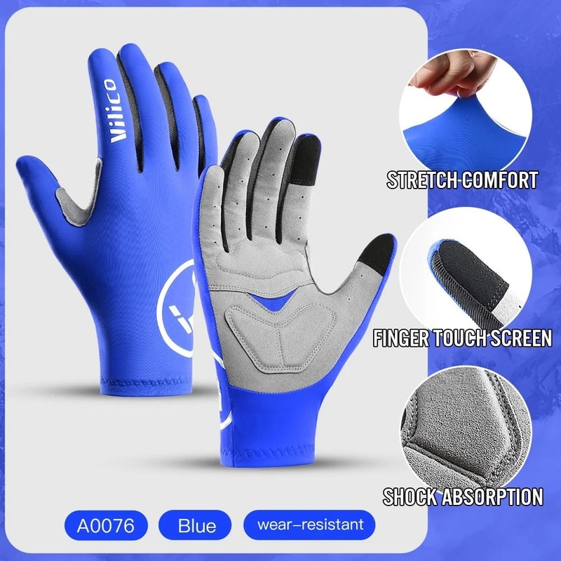 Professional Cycling Gloves With Touch Screen And Shock Absorption 9