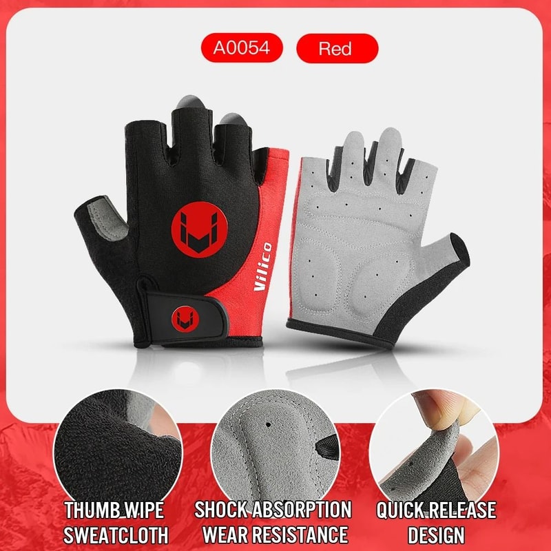 Cycling Anti Slip Full Finger Gloves For MTB And Fitness 10