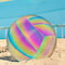 Size 5 Reflective Rainbow Volleyball Glow In The Dark Sports Ball 0