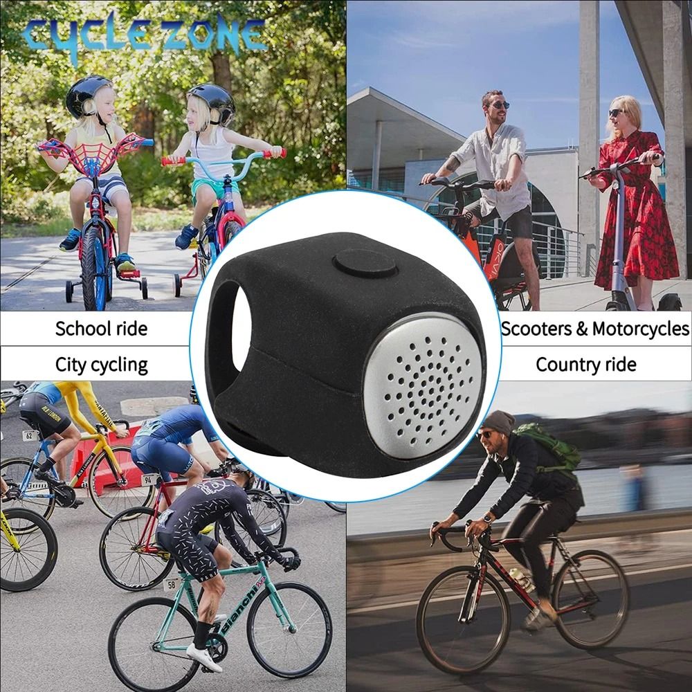 Electric Bicycle Bell With 3 Sound Modes For Safe Riding 5