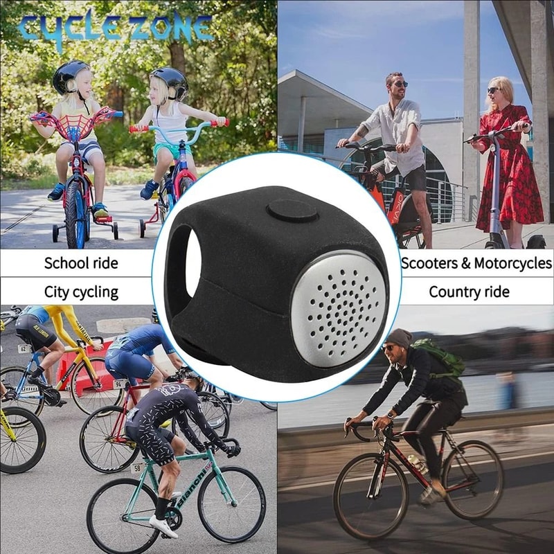 Electric Bicycle Bell With 3 Sound Modes For Safe Riding 5