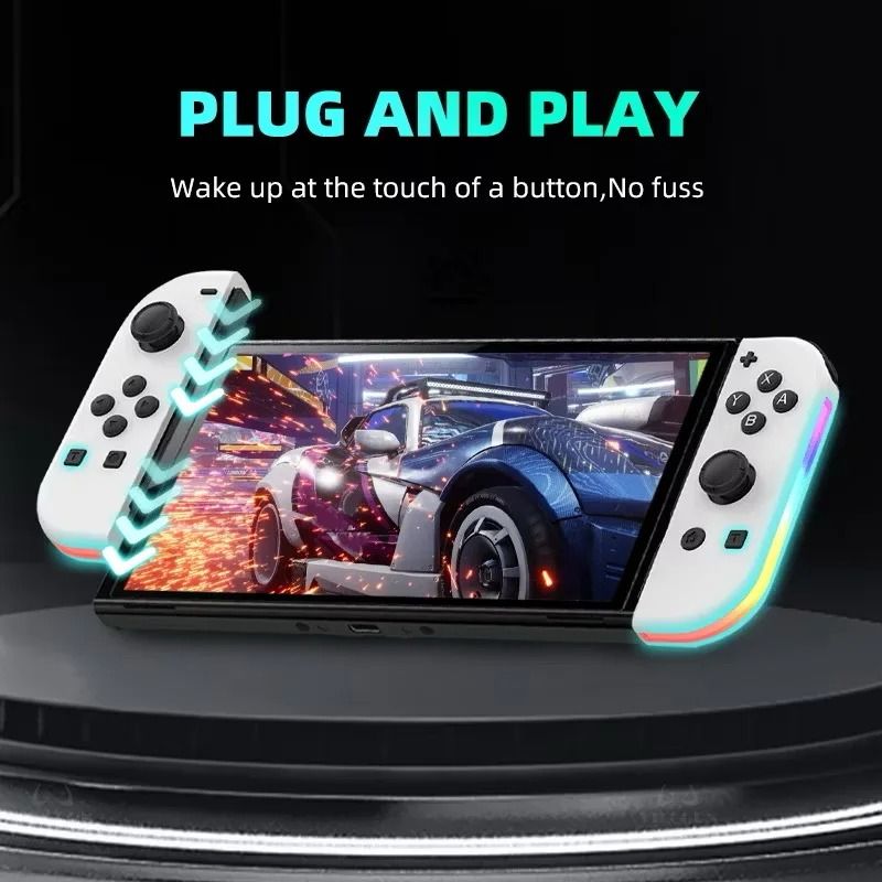 Wireless Joy Con Style Game Controller With RGB Light For Switch 1