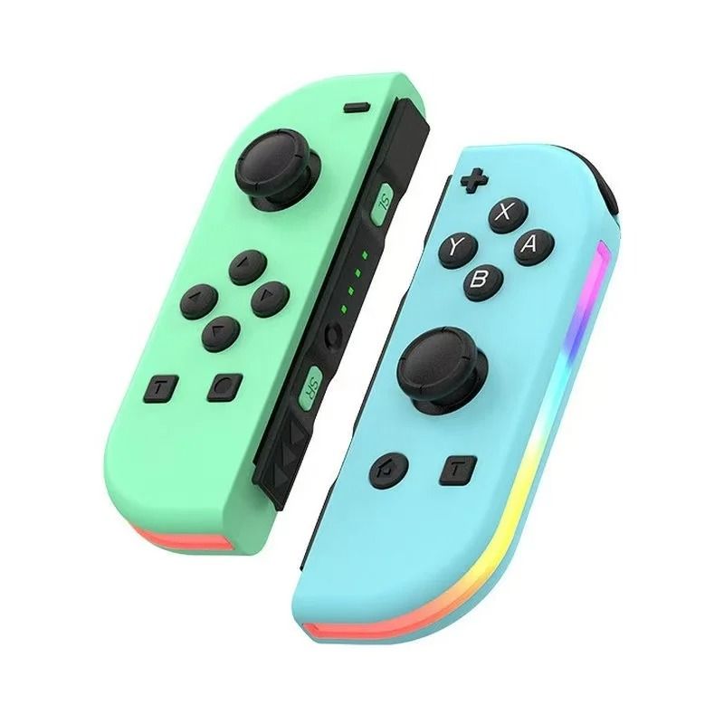 Wireless Joy Con Style Game Controller With RGB Light For Switch 6