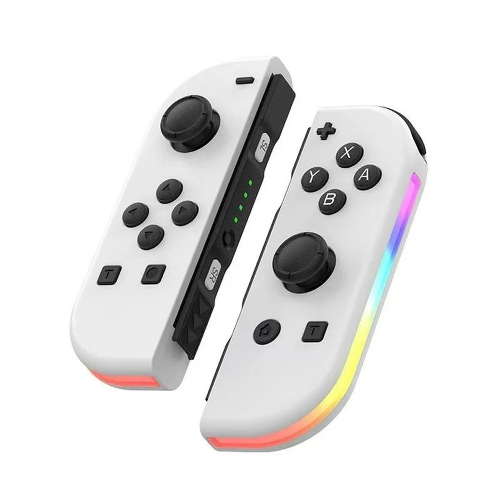 Wireless Joy Con Style Game Controller With RGB Light For Switch 7