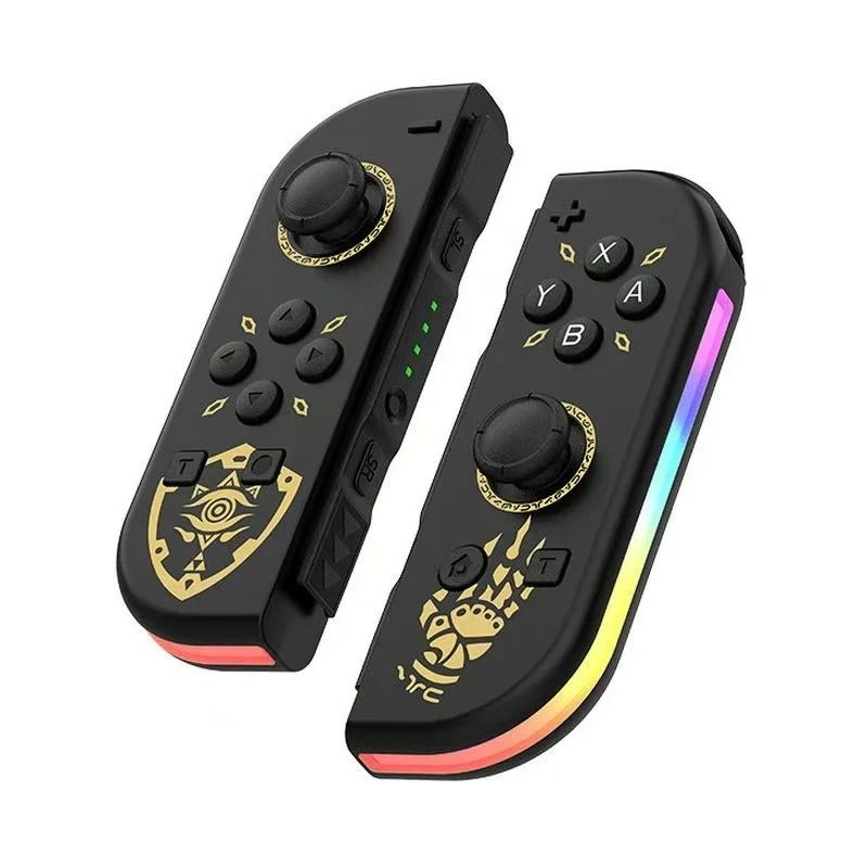 Wireless Joy Con Style Game Controller With RGB Light For Switch 11