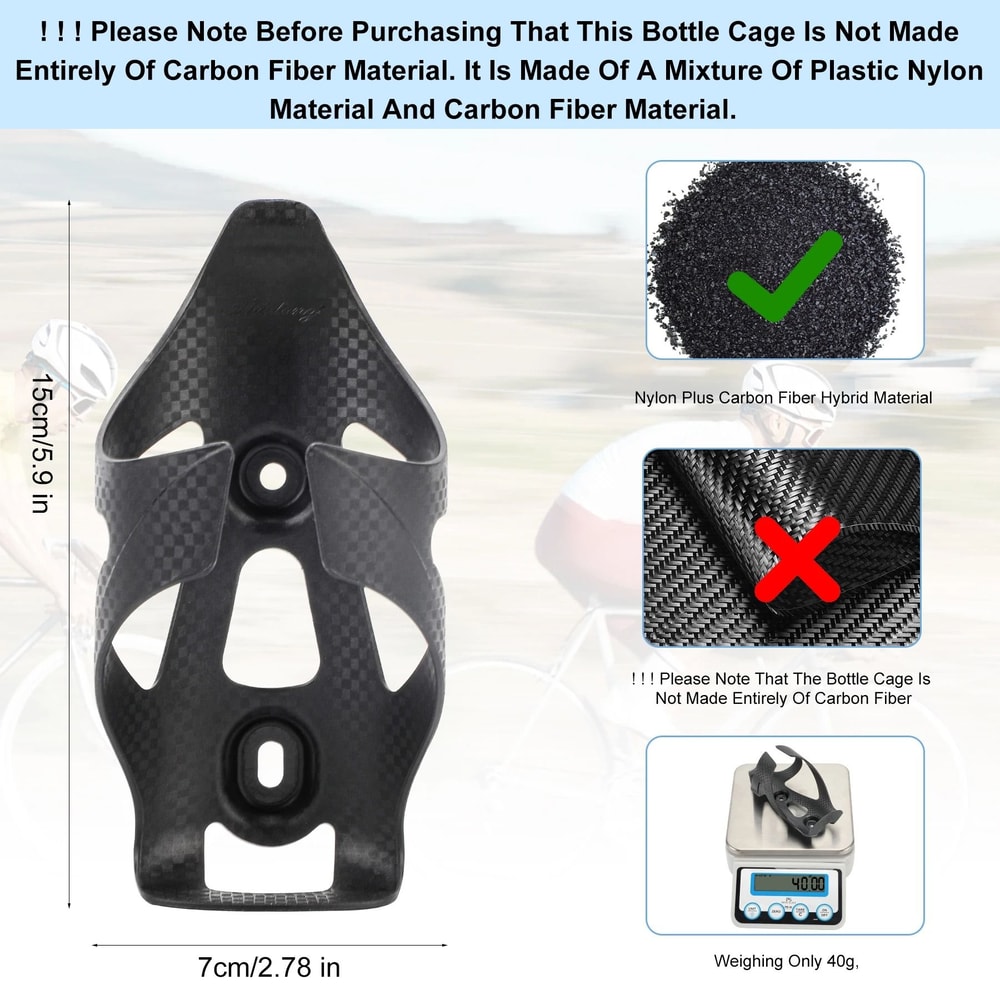 Lightweight Bicycle Water Bottle Cage For Road And MTB Bikes 2