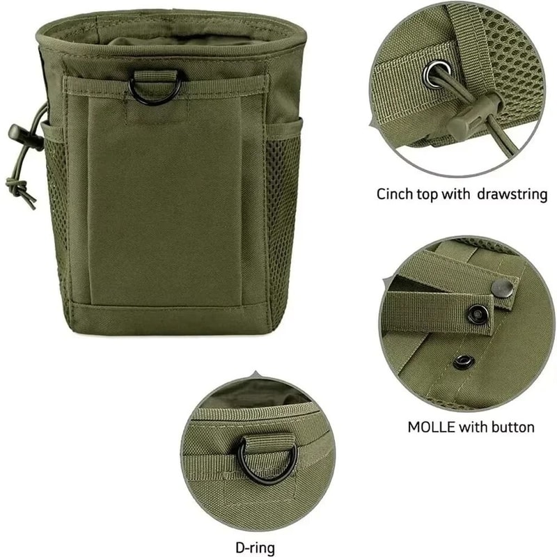 Molle Dump Pouch Tactical Magazine Recovery Waist Bag 2