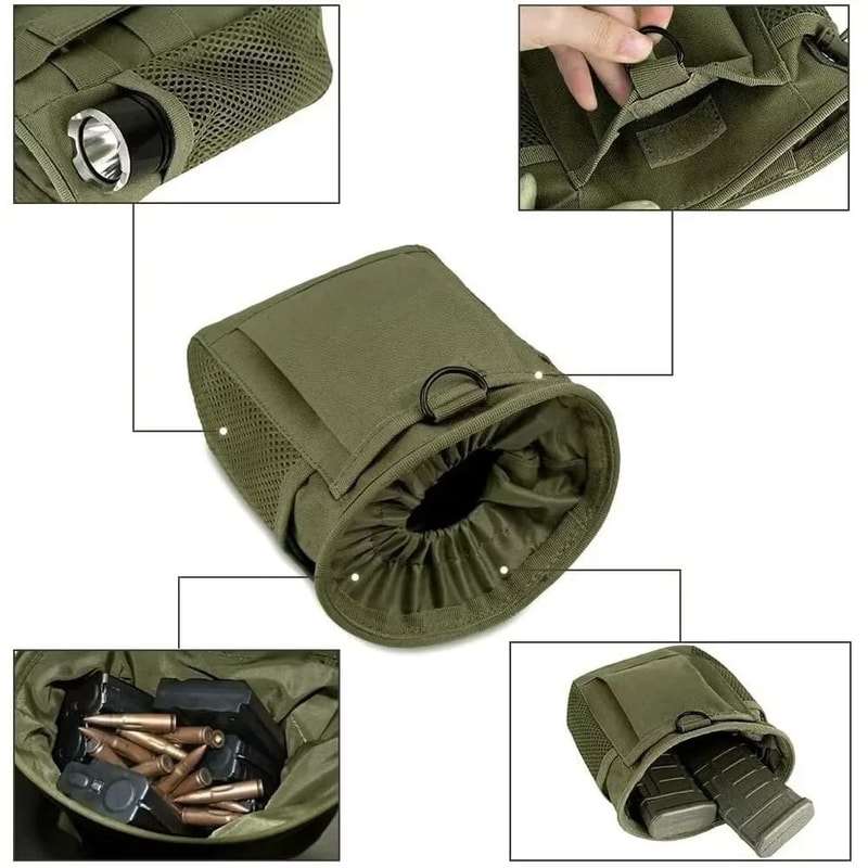 Molle Dump Pouch Tactical Magazine Recovery Waist Bag 3