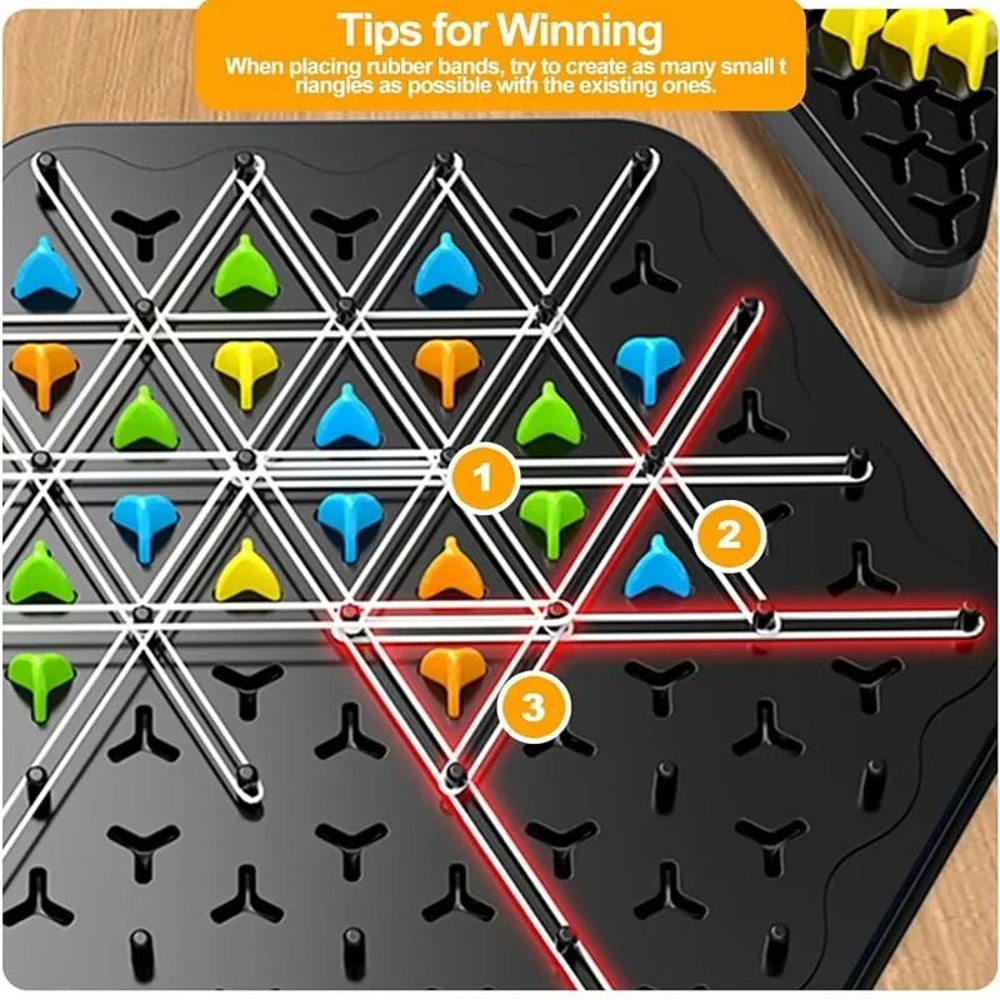 Triangle Strategy Chess Board Game For Kids And Adults 2
