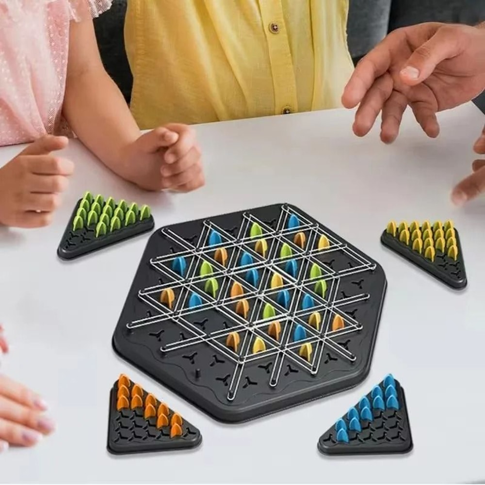 Triangle Strategy Chess Board Game For Kids And Adults 3