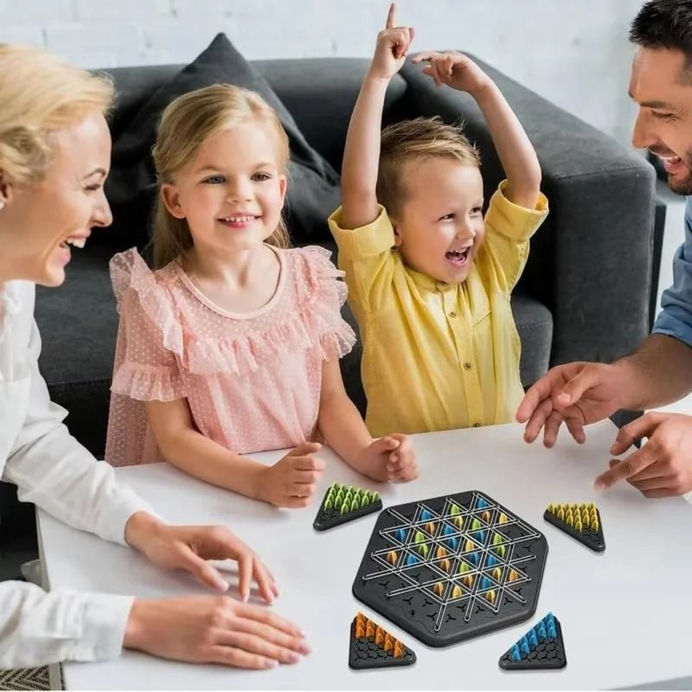 Triangle Strategy Chess Board Game For Kids And Adults 4