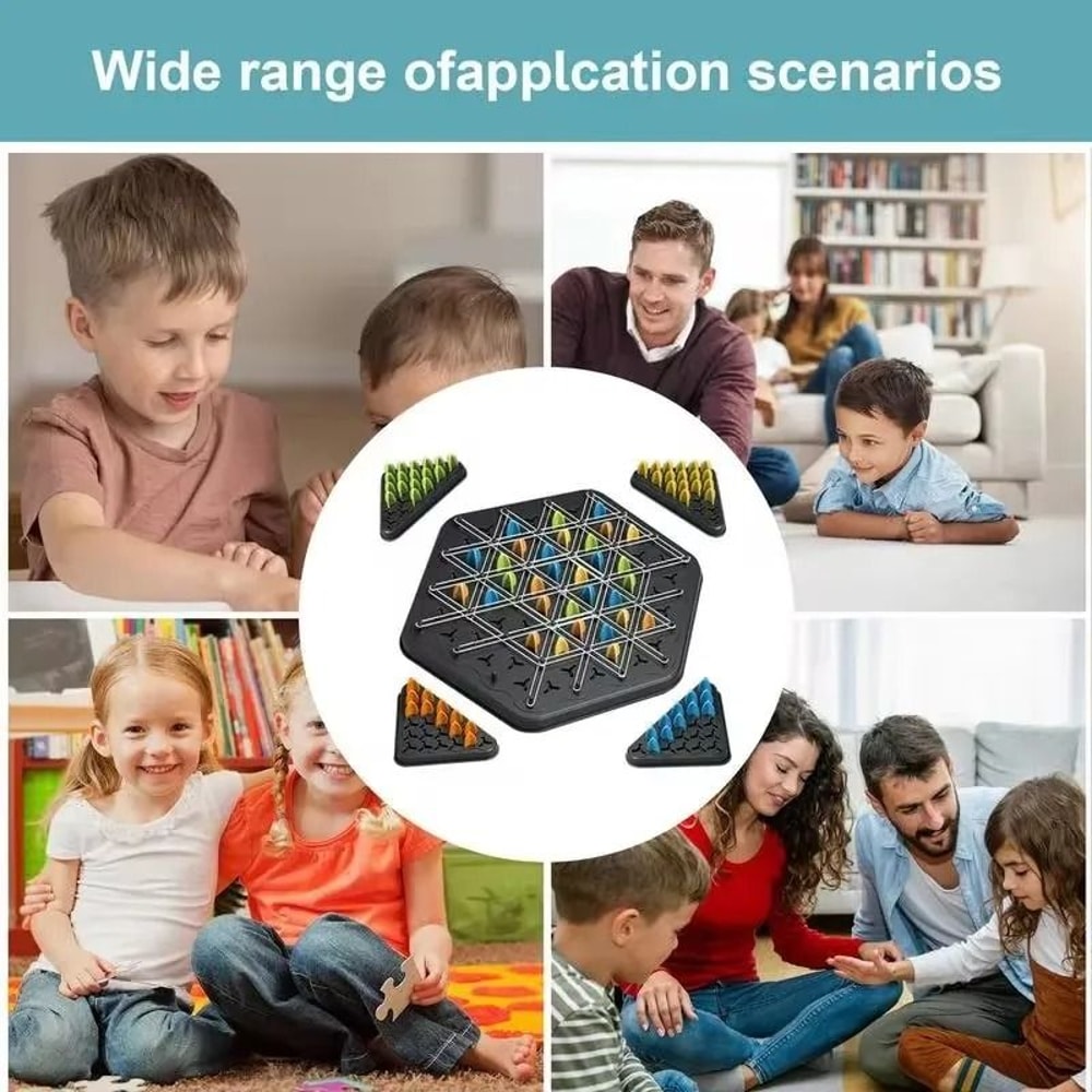 Triangle Strategy Chess Board Game For Kids And Adults 5