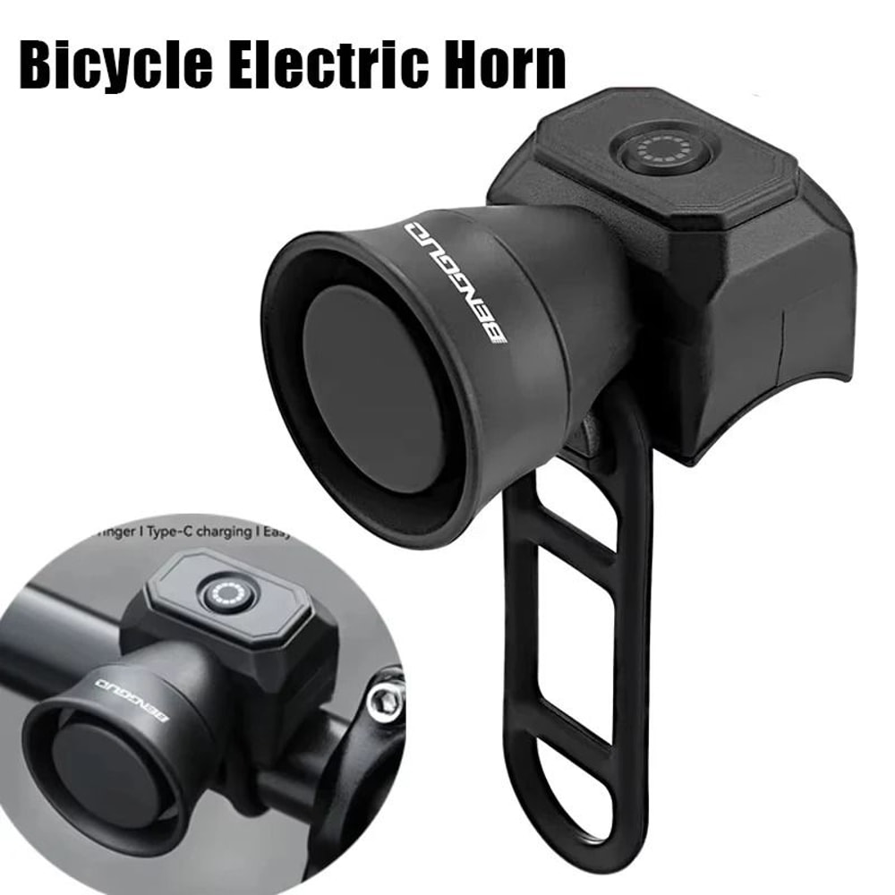 Rechargeable Bicycle Horn Electronic Bike Bell With Waterproof Design 1