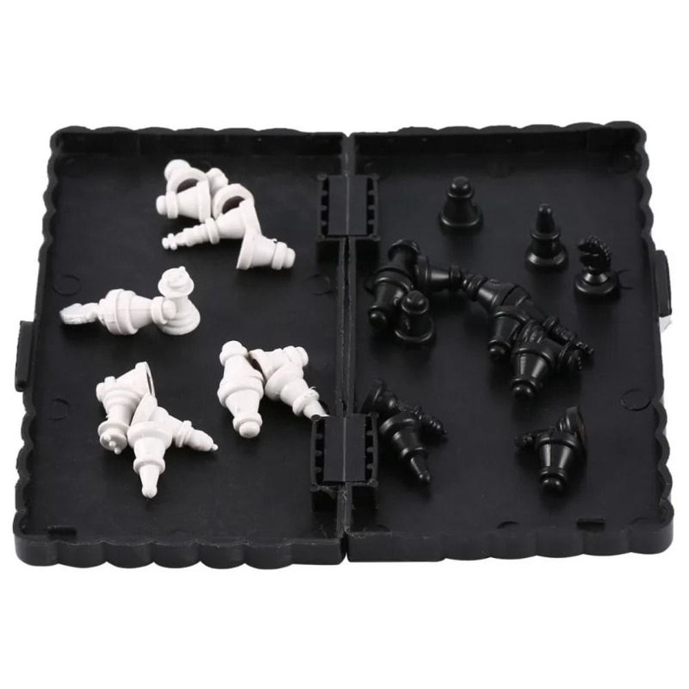 Mini Magnetic Chess Set Folding Portable Board Game 4