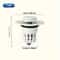 Bathroom Sink PopUp Drain Plug Filter 1