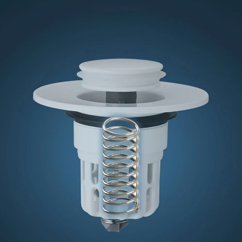 Bathroom Sink PopUp Drain Plug Filter 3