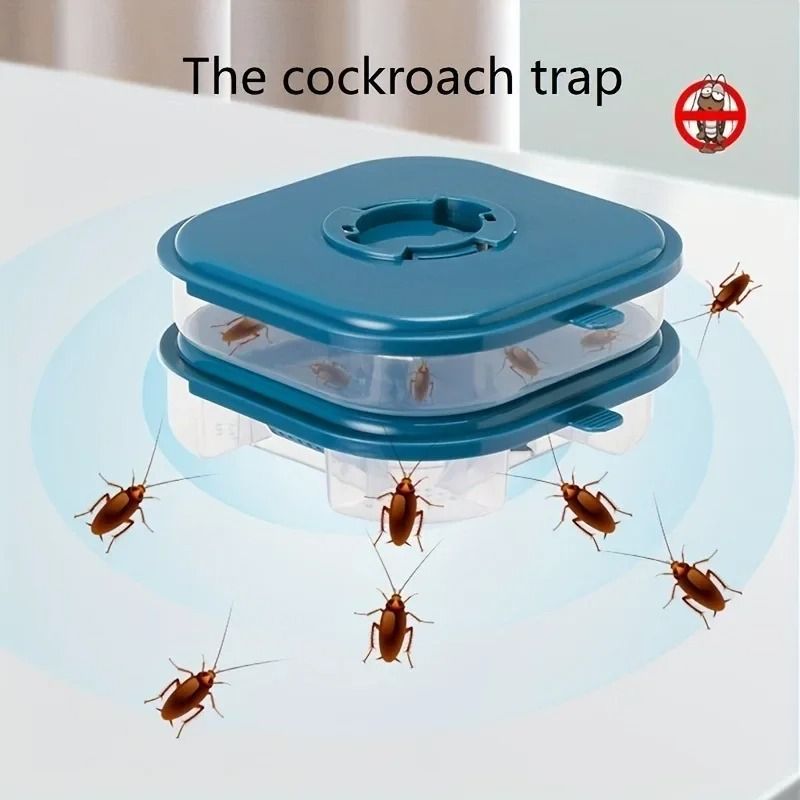 Reusable NoBait Cockroach Trap Pest Control Box 2