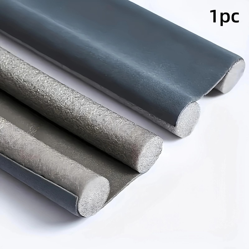 Double Flexible Door Draft Stopper Weatherproof Seal 2
