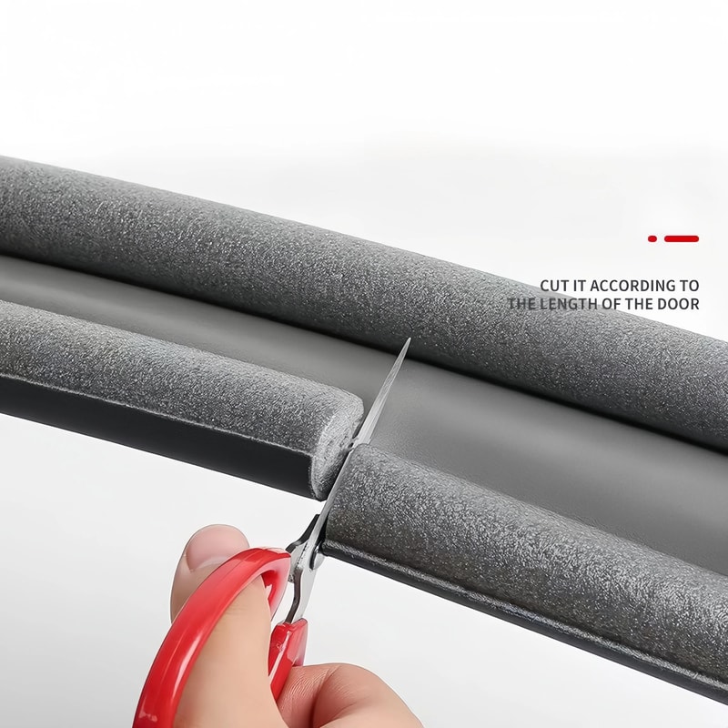 Double Flexible Door Draft Stopper Weatherproof Seal 5