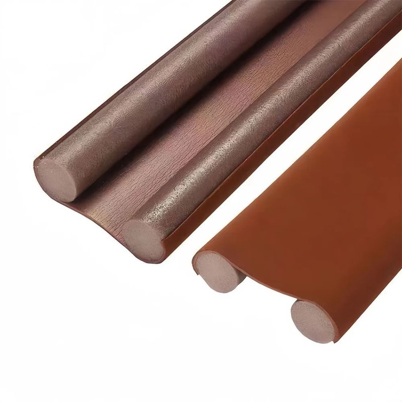 Double Flexible Door Draft Stopper Weatherproof Seal 8