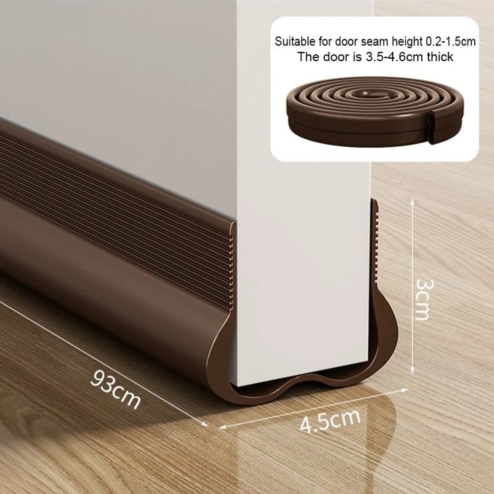 PVC Flexible Door Bottom Sealing Strip Draft Stopper 6