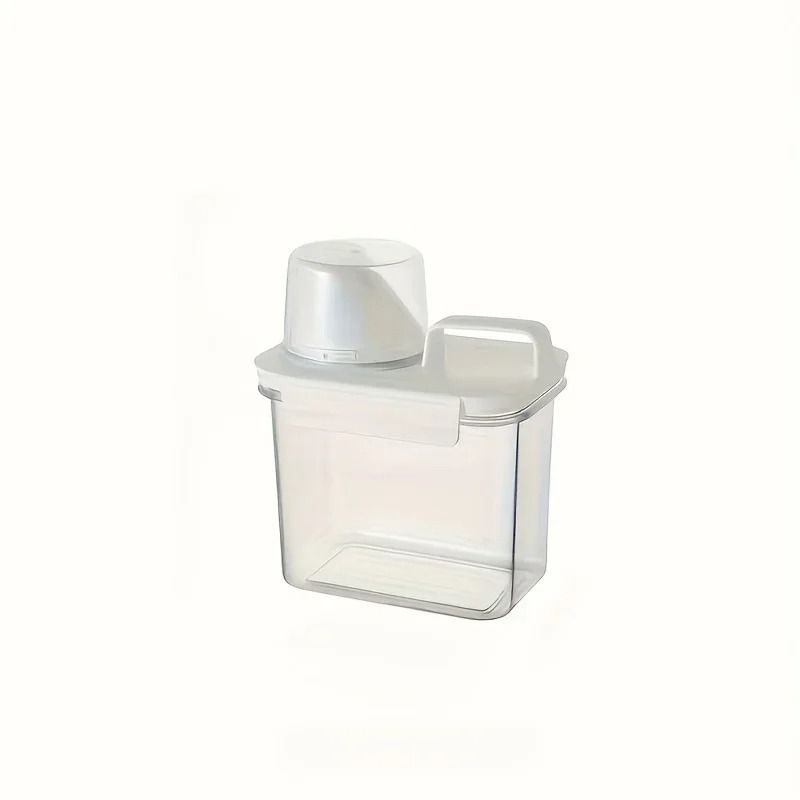 Airtight Laundry Detergent Powder Storage Container With Measuring Cup 4