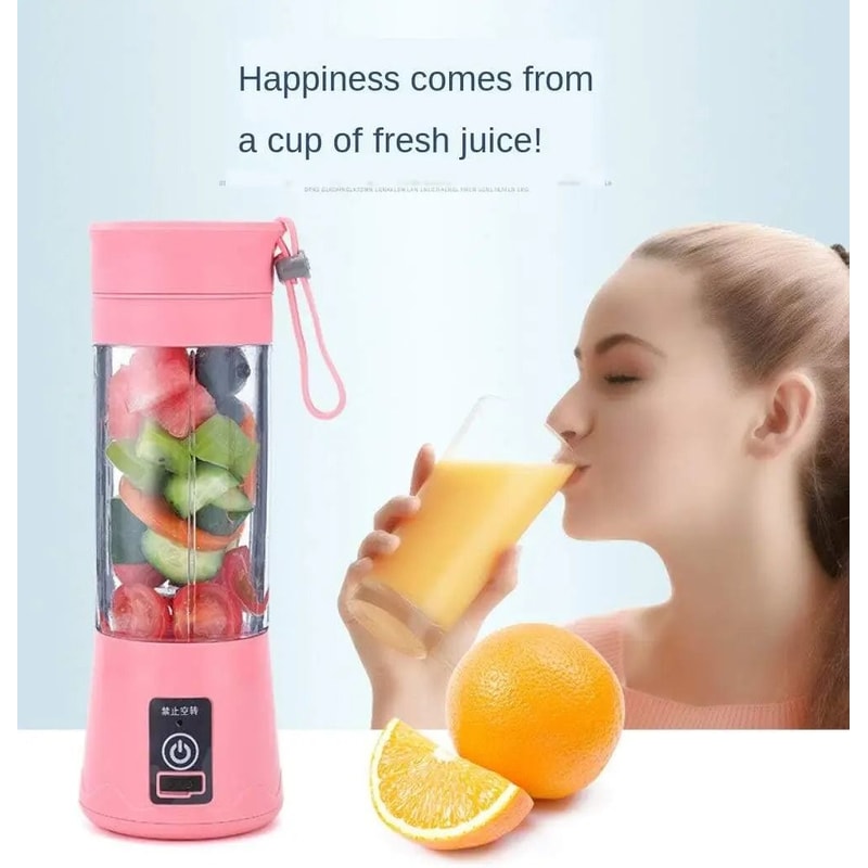 Portable Mini Electric Juicer USB Rechargeable Smoothie Blender 2
